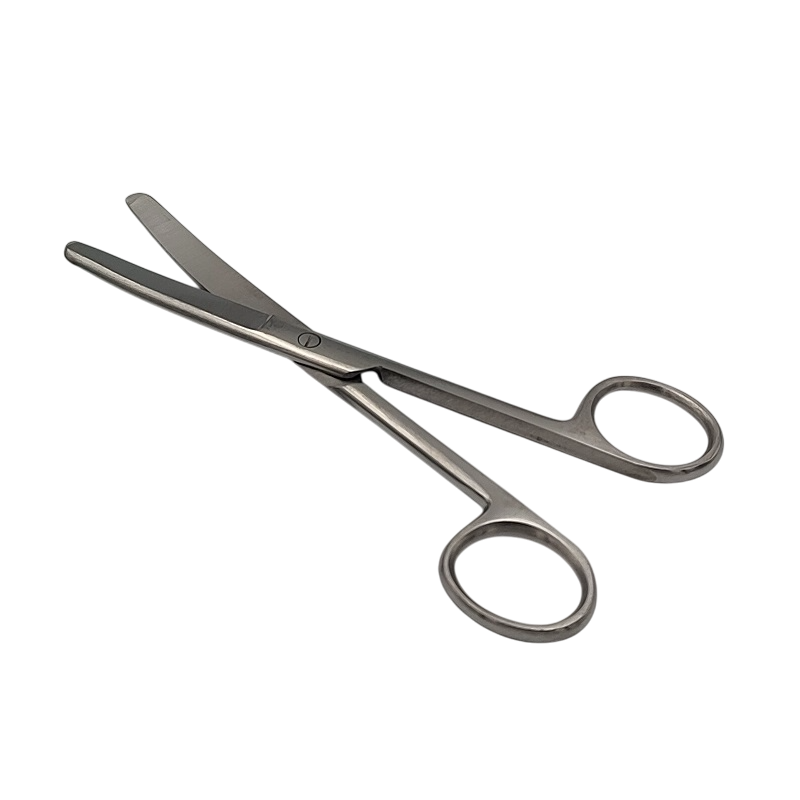 Ножиці операційні, дитячі, вертикально-зігнуті, тупокінцеві, 125 мм Bio Tules Impex BTS-5-205-13.3